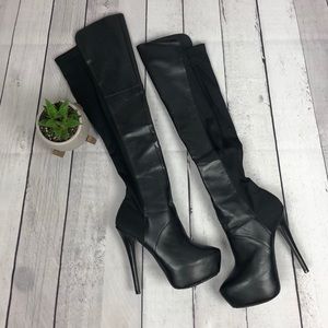Steve Madden Highting long platform boots